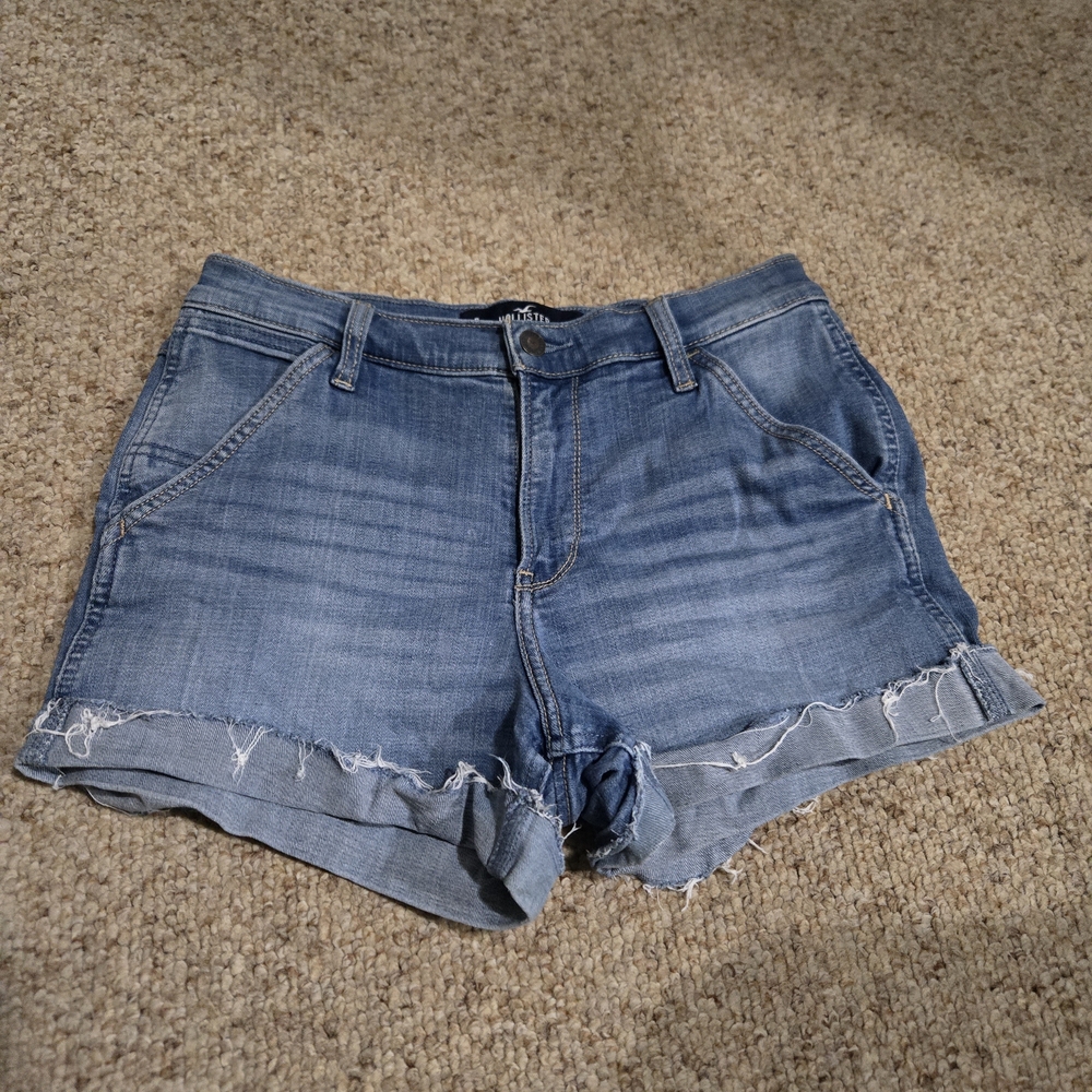 Hollister Light Blue 3" Jean Shorts